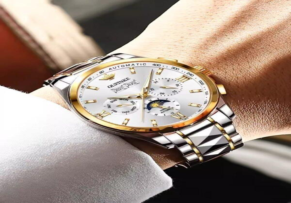 Authentic High End Luxury Men Business Automatic Mechanical Watch