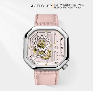 Racing Ladies Skeleton Automatic Mechanical Watch