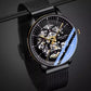 Genuine Skeleton Ultra-thin Swiss Luxury High-end Men Automatic Mechanical Watch