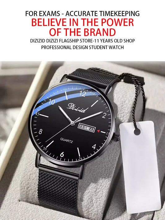 New Exam Men watch Simple Fashion Classic Waterproof Wrist Watch