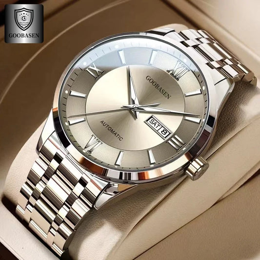 Fashion Classic Waterproof Luminous Calendar Men Automatic Mechanical Watch