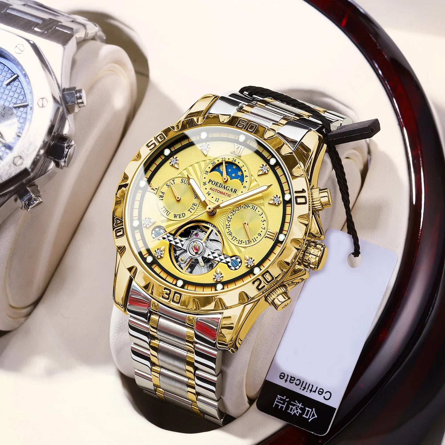 Swiss Branded New Mechanical Watches Waterproof Multifunctional Luxury Men Watches