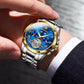 Classic Fashion Mechanical Swiss Automatic Skeleton Branded Men Watches