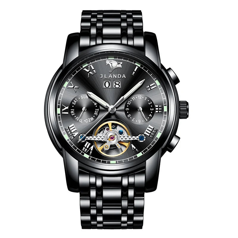 Automatic Skeleton High-end Multifunctional Men Mechanical Watch