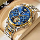 Swiss Automatic Waterproof Luxury Tungsten Steel Business Men Mechanical Watch