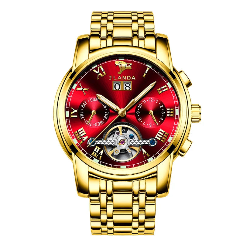 Automatic Skeleton High-end Multifunctional Men Mechanical Watch