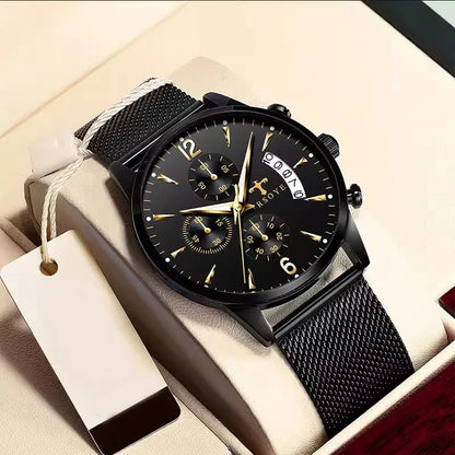 Branded Swiss Watch Fashion Classic Automatic Waterproof Men Quartz Watch