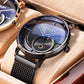 Automatic Mechanical Watch Swiss Watch Men's Black Warrior Men's High-end Luxury Trend Wristwatch