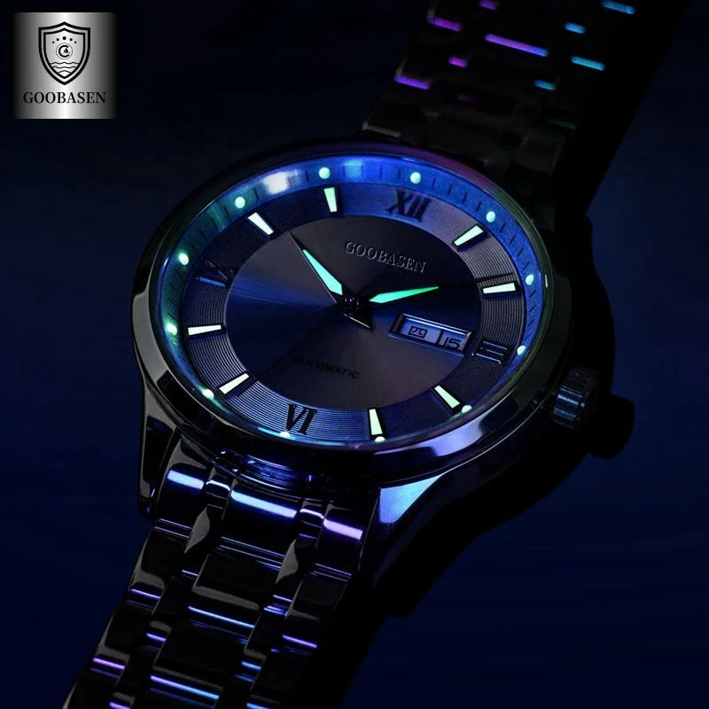 Fashion Classic Waterproof Luminous Calendar Men Automatic Mechanical Watch