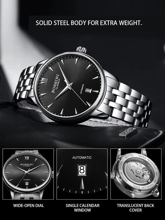 Classic High-end Simple Branded Men Automatic Mechanical Watch