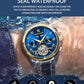 Classic Fashion Mechanical Swiss Automatic Skeleton Branded Men Watches