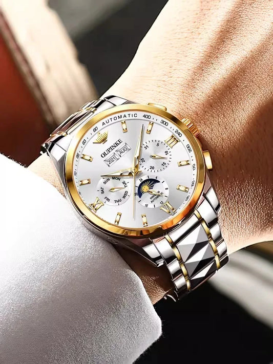 Swiss Genuine High-end Luxury Business Brand Men Automatic Mechanical Watch