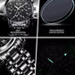 Men Pure Mechanical Watch Automatic Branded High-end Business Waterproof Wrist Watch