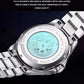 Classic Fashion Swiss Mechanical Automatic Skeleton Men Black Warrior Watch