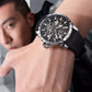 Classic Fashion Gemini Automatic Mechanical Watch Waterproof Skeleton Men Watch