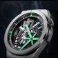 High-end Luxury Gemini Skeleton Men Automatic Mechanical Watch