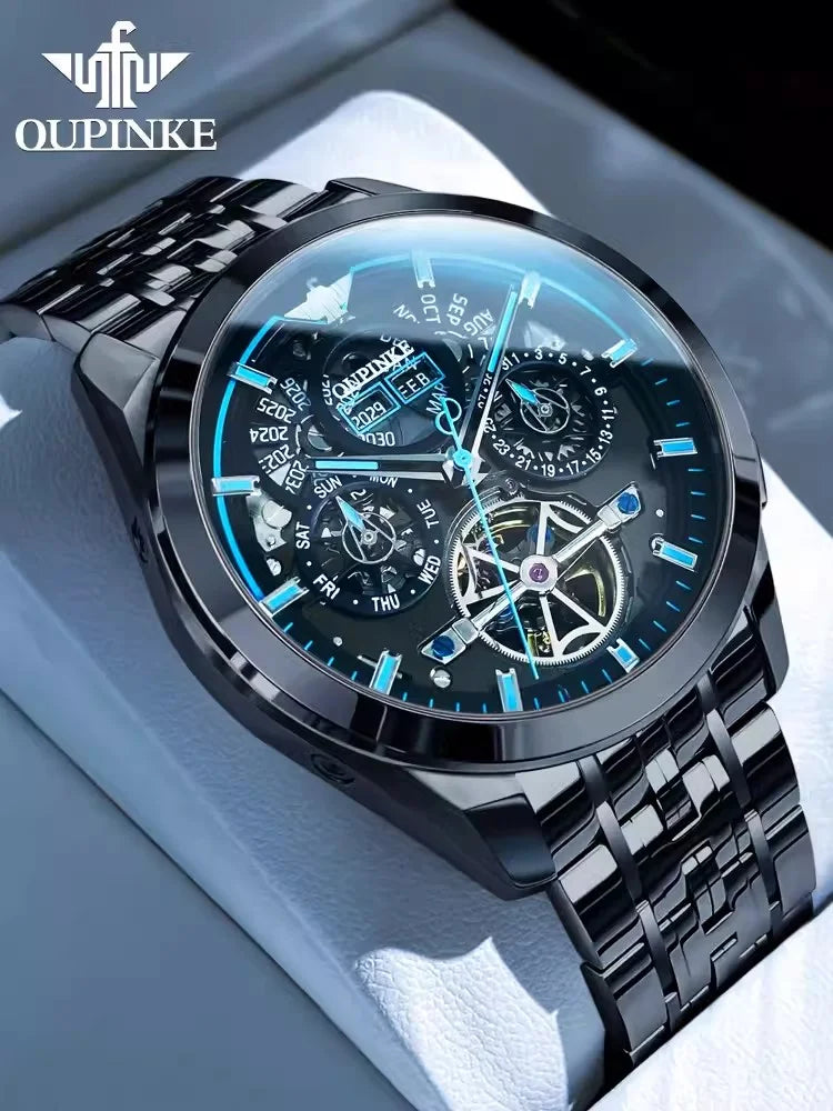 Swiss Luxury High-end Automatic Skeleton Sports Men Mechanical Watch