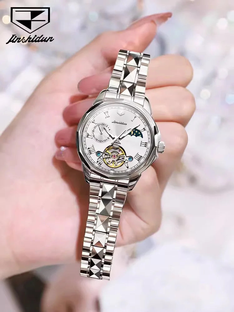 Branded Mechanical Watch 2024 New Premium Feeling Light Luxury High-end Women Watches