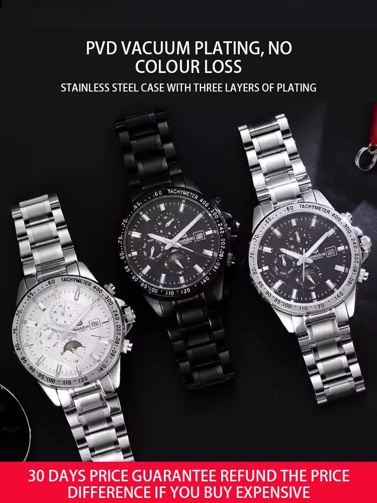 Classic Fashion Automatic Branded Luminous Waterproof Men Mechanical Watch