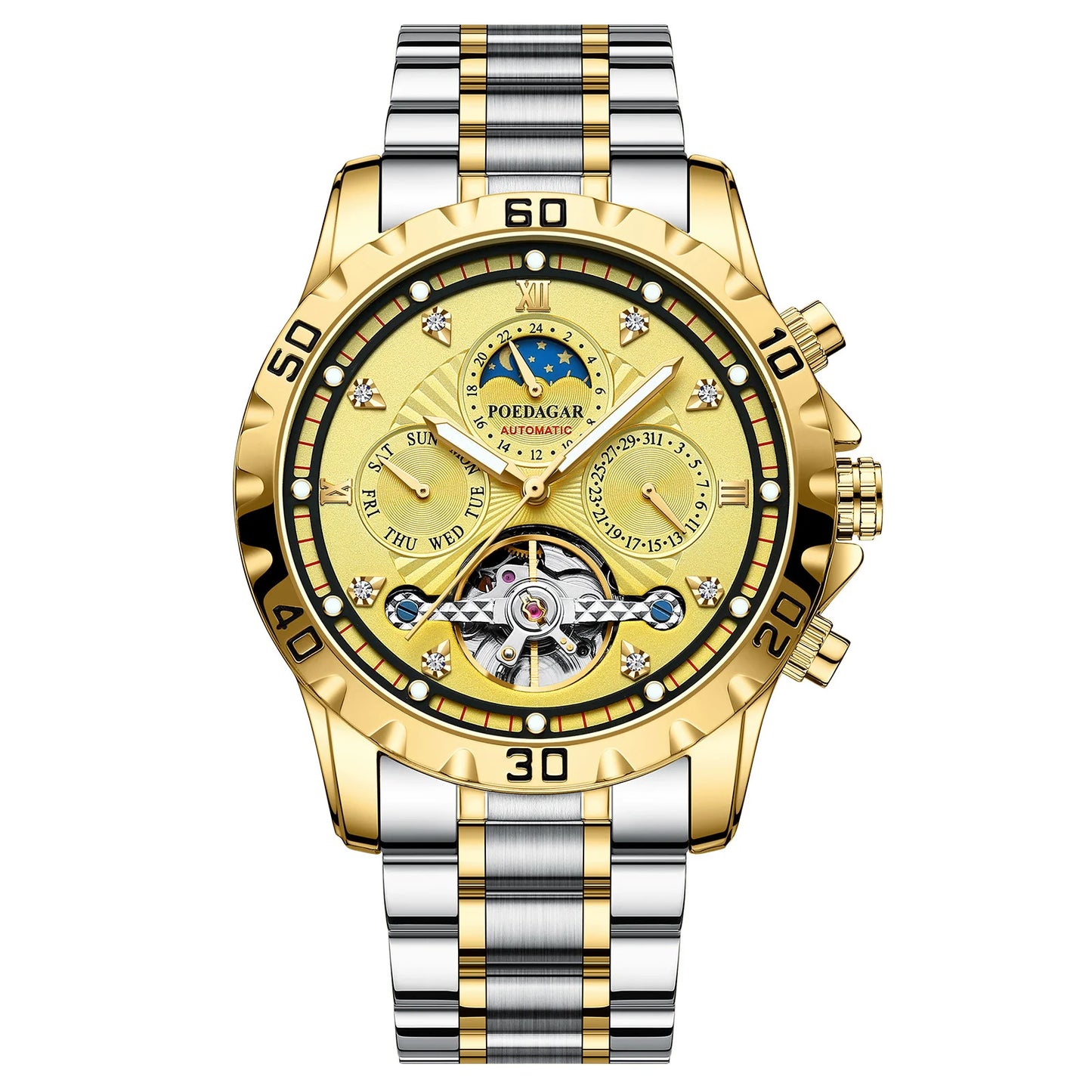 Swiss Branded New Mechanical Watches Waterproof Multifunctional Luxury Men Watches