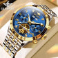 Skeleton Premium Luxury Official Swiss Men Automatic Mechanical Watch