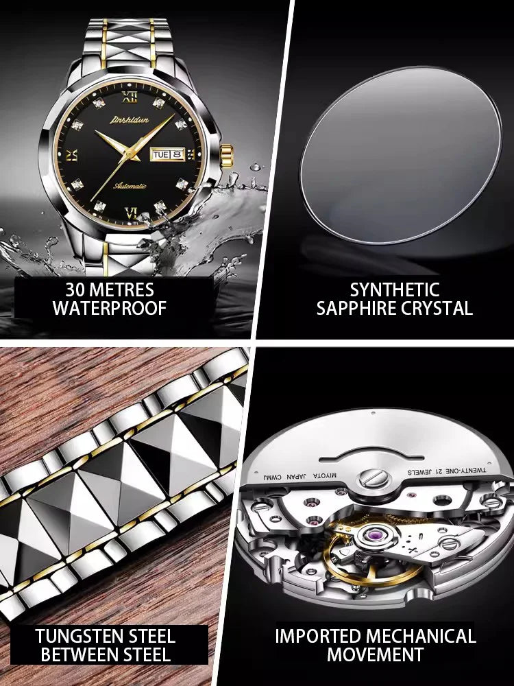 Genuine Luxury High-end Men Swiss Automatic Mechanical Watch