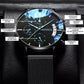 Swiss Branded Black Fashion Classic Men's Mechanical Watch for Teenagers' Exams