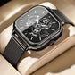 Classic Fashion Skeleton Square Trend Automatic Mechanical Men Watch