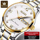 Classic Genuine Swiss 18k Gold Men Machanical Automatic Business Watch