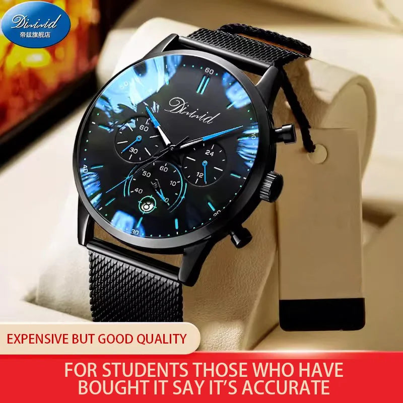 Exam Watch Men Simple Fashion Classic Teenage Boys Quartz Watch