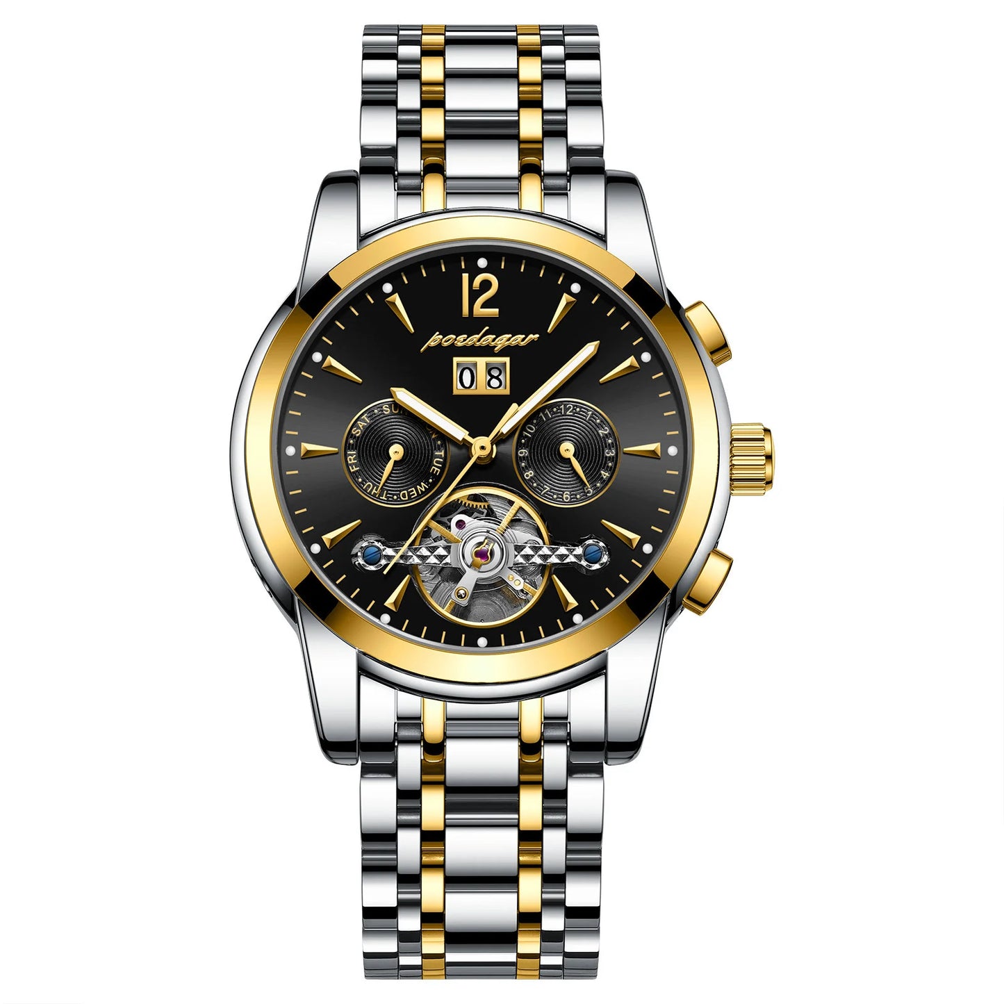 Swiss Tourbillon Male Student Trendy Luxury Wrist Watch Men's Automatic Mechanical Watch