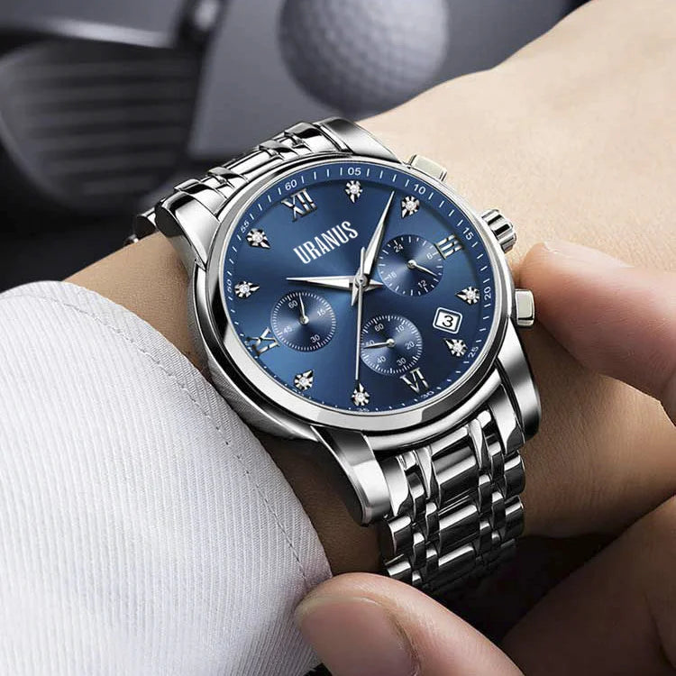 Simple Business Classic Men Branded Automatic Quartz Waterproof Watch