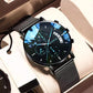 Swiss Branded Black Fashion Classic Men's Mechanical Watch for Teenagers' Exams