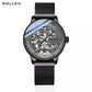 Genuine Skeleton Ultra-thin Swiss Luxury High-end Men Automatic Mechanical Watch