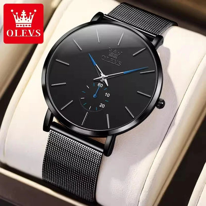 Latest Teenage Fashion Classic Ultra Thin Quartz Men Watch