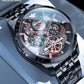 Swiss Branded Waterproof Skeleton High-end Luxury Men Automatic Mechanical Watch