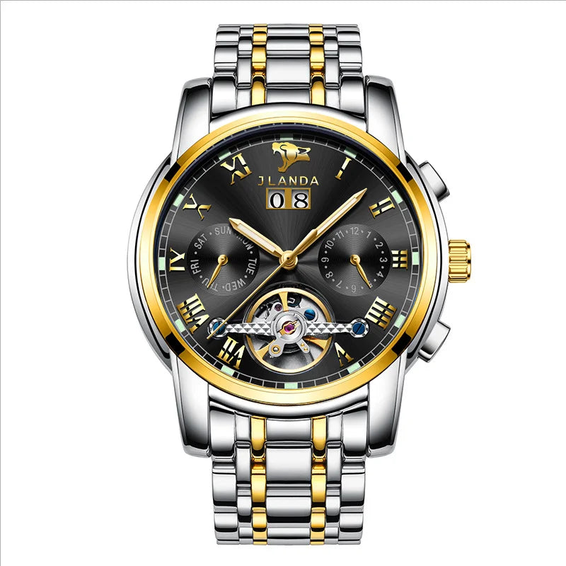 Automatic Skeleton High-end Multifunctional Men Mechanical Watch