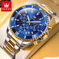 Branded Automatic Mechanical High-grade Luxury Quartz Gold Men Watch