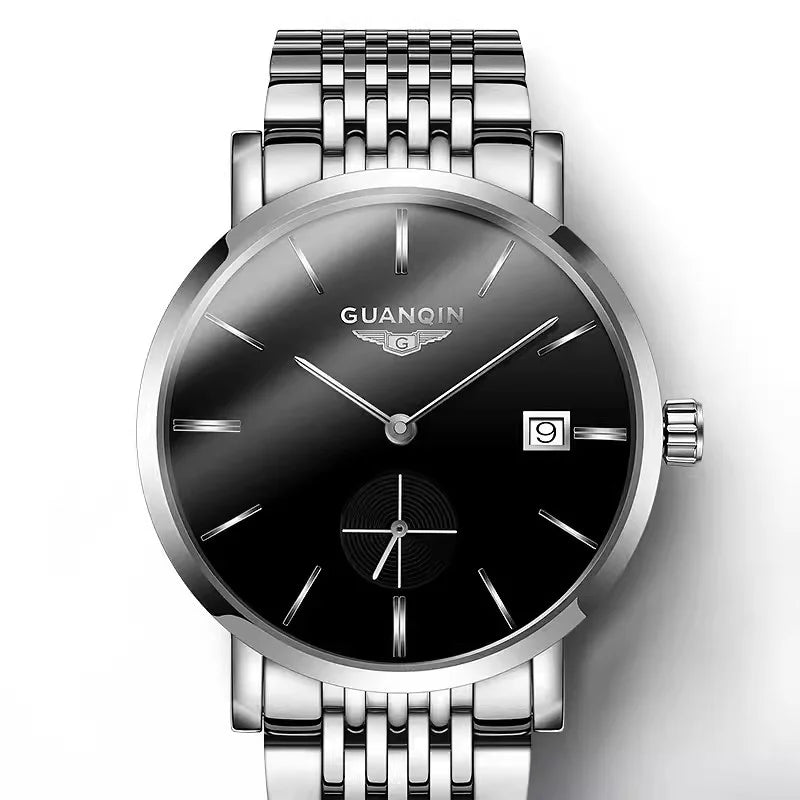 Swiss New Classic Fashion Simple Automatic Mechanical Men Ultra-thin Watch