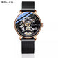 Genuine Skeleton Ultra-thin Swiss Luxury High-end Men Automatic Mechanical Watch