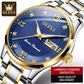 Classic Genuine Swiss 18k Gold Men Machanical Automatic Business Watch