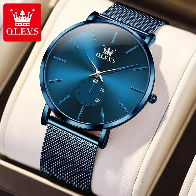 Latest Teenage Fashion Classic Ultra Thin Quartz Men Watch