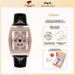 New Light Luxury Niche High-level Full of Diamonds Stars Skeleton Women Watch