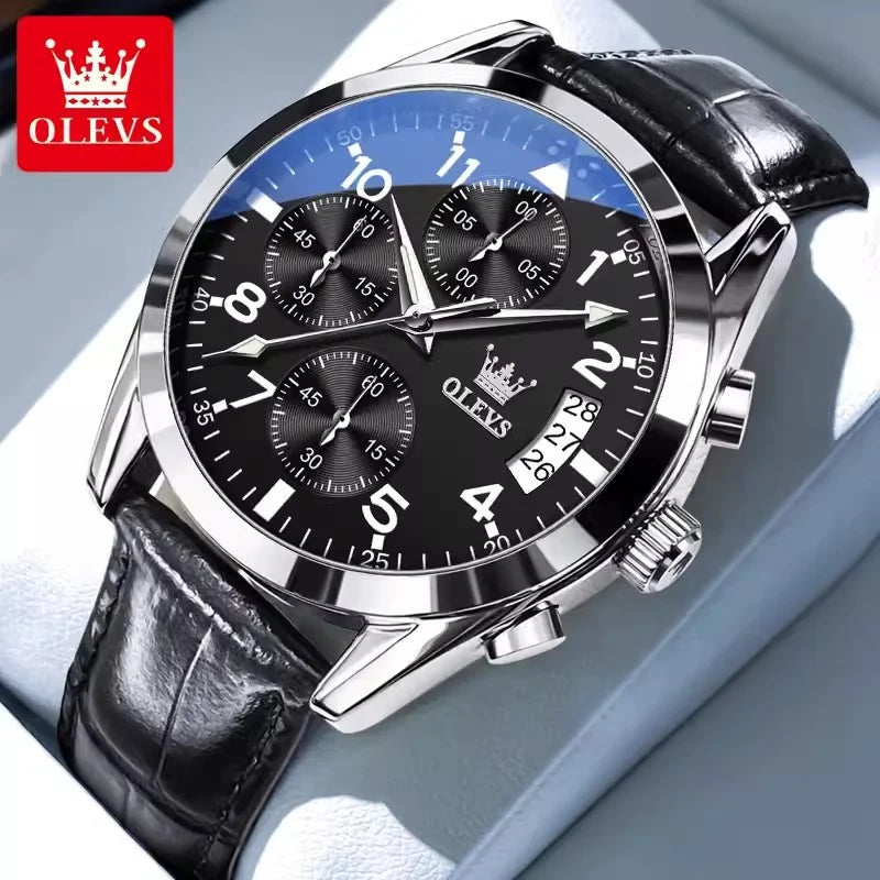 Classic Fashion Branded Men Student Luminous Waterproof Quartz Watch