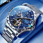 Luxury High-end Automatic Mechanical Skeleton Star Men Watch