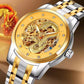 Clover Automatic Skeleton Classic Trend Automatic Mechanical Men Watch