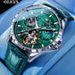 Luxury High-end Automatic Mechanical Skeleton Star Men Watch