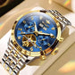 Skeleton Premium Luxury Official Swiss Men Automatic Mechanical Watch