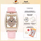 New Light Luxury Niche High-level Full of Diamonds Stars Skeleton Women Watch