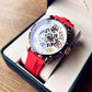 Clover Automatic Skeleton Classic Trend Automatic Mechanical Men Watch